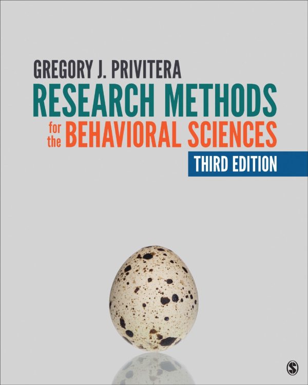 Research Methods for the Behavioral Sciences 3rd Edition