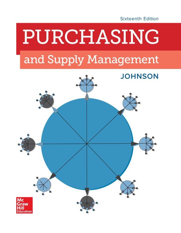 Purchasing and Supply Management 16th Edition